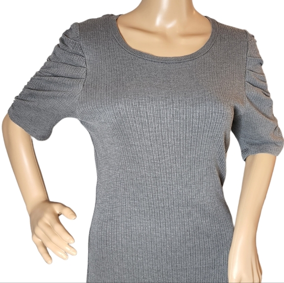NWOT SUNDRY ribbed stretch Dress - Picture 3 of 15